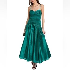 Hutch Lietta Emerald Green Maxi Dress Size 3X NWT
